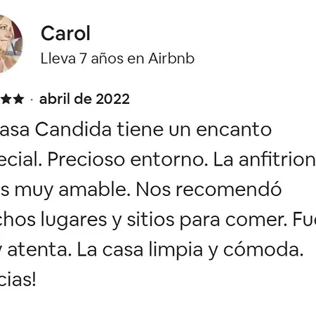 Casa Cándida 4 Casa de Férias